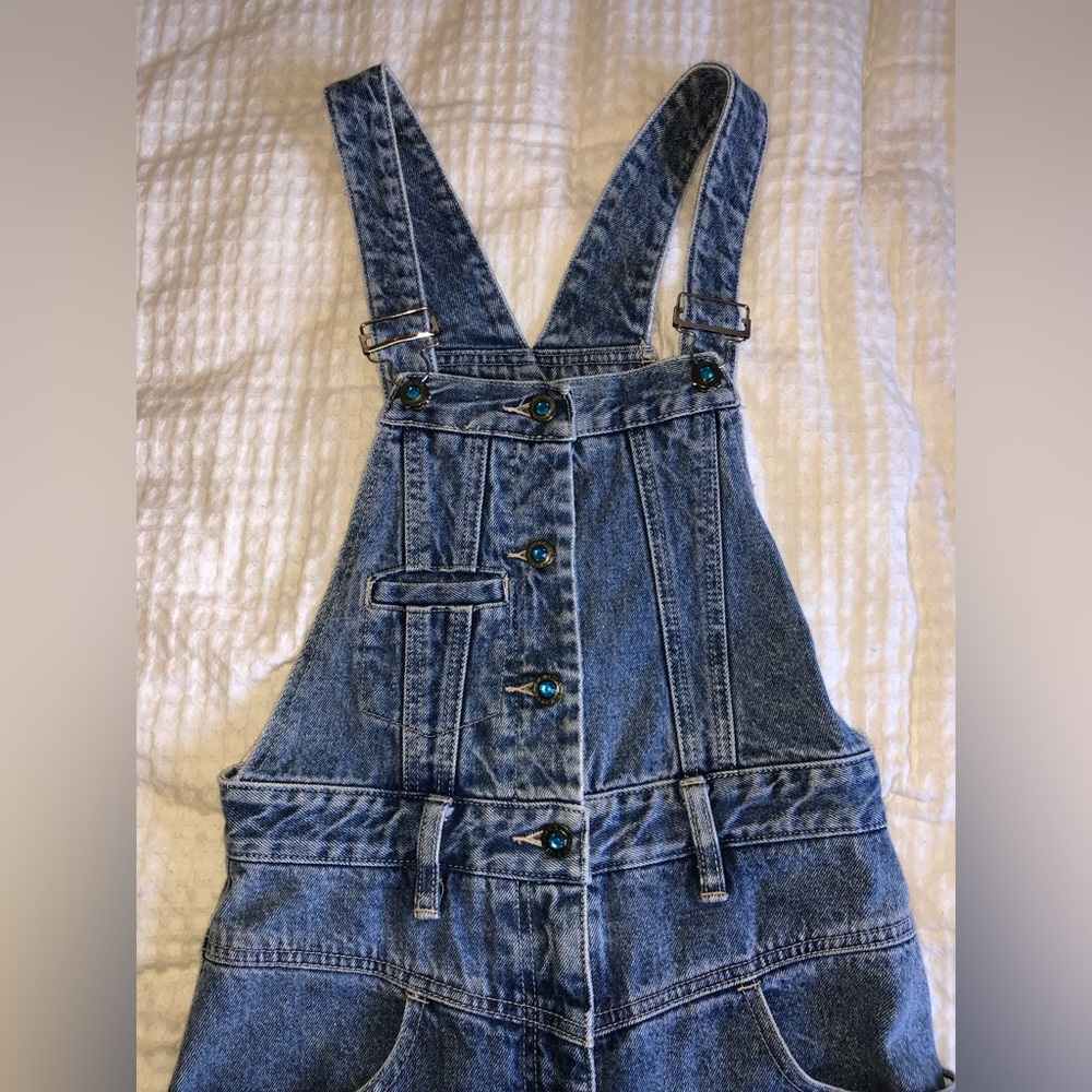 L.A. Gear women’s vintage 1980s tapered jean overalls
